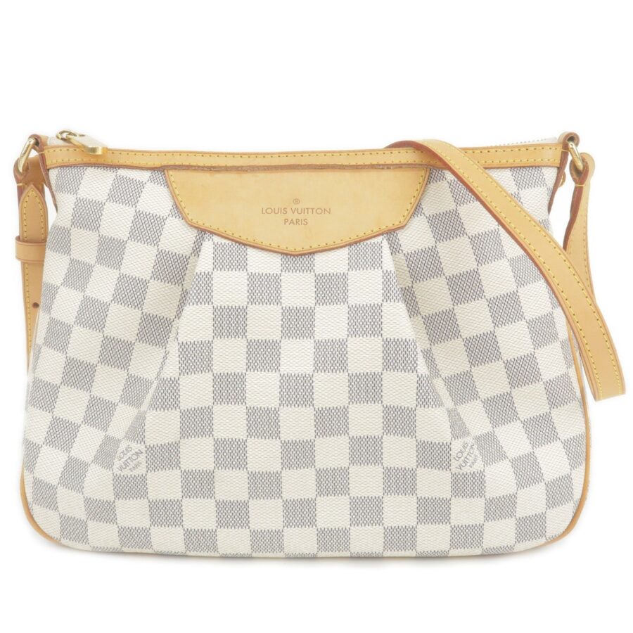 Louis Vuitton Damier Azur Siracusa PM Shoulder Bag | Studio Nafay