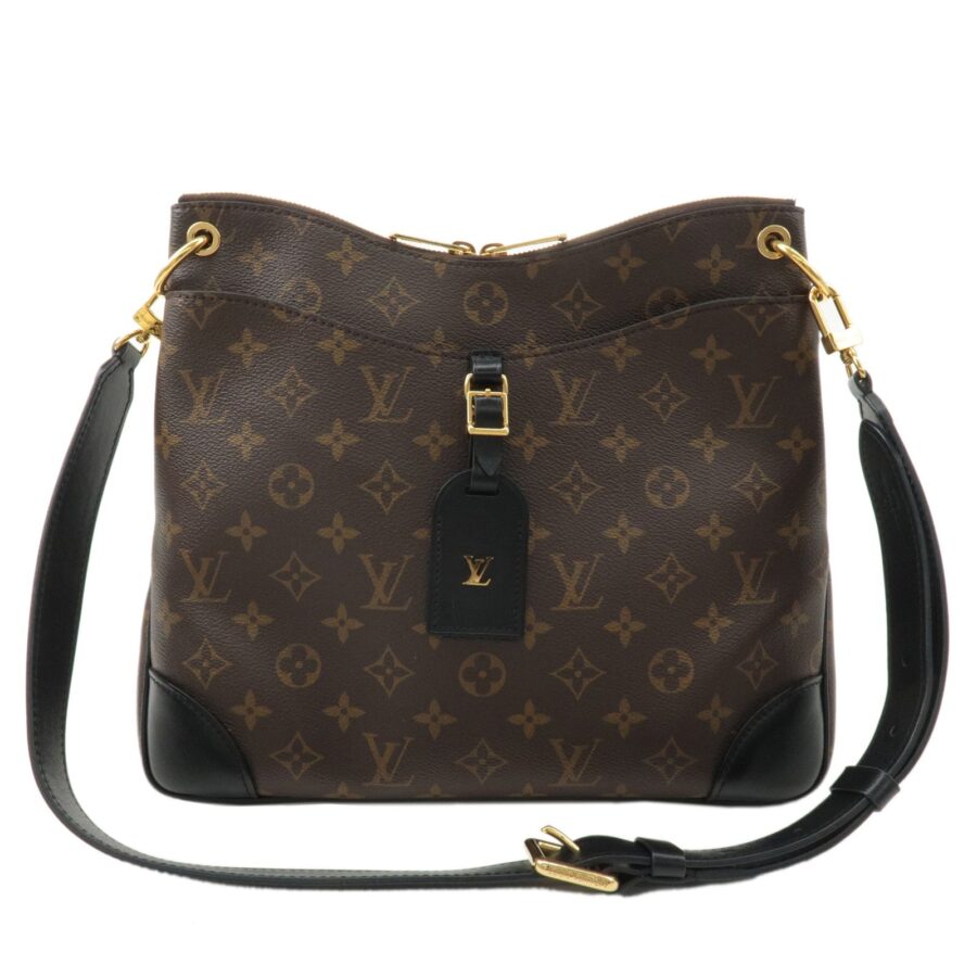 Louis Vuitton Monogram Odeon NM MM Crossbody Bag Black | Studio Nafay