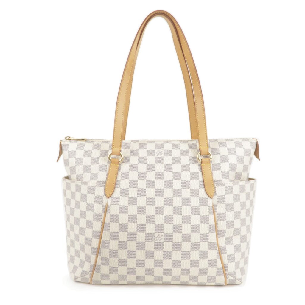 Louis Vuitton Damier Azur Totally MM Tote Bag Shoulder Bag | Studio Nafay