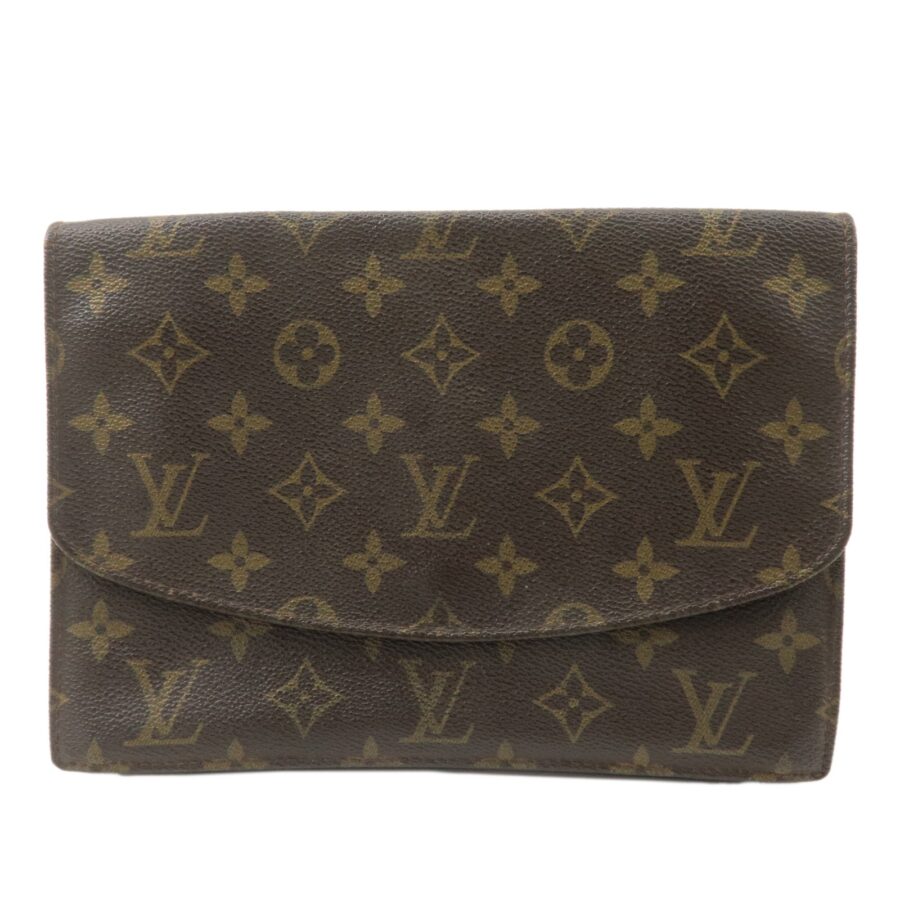 Louis Vuitton Monogram Pochette Lava Clutch Bag Brown | Studio Nafay