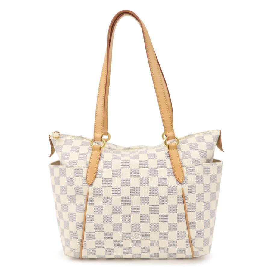 Louis Vuitton Damier Azur Totally PM Tote Bag Beige | Studio Nafay