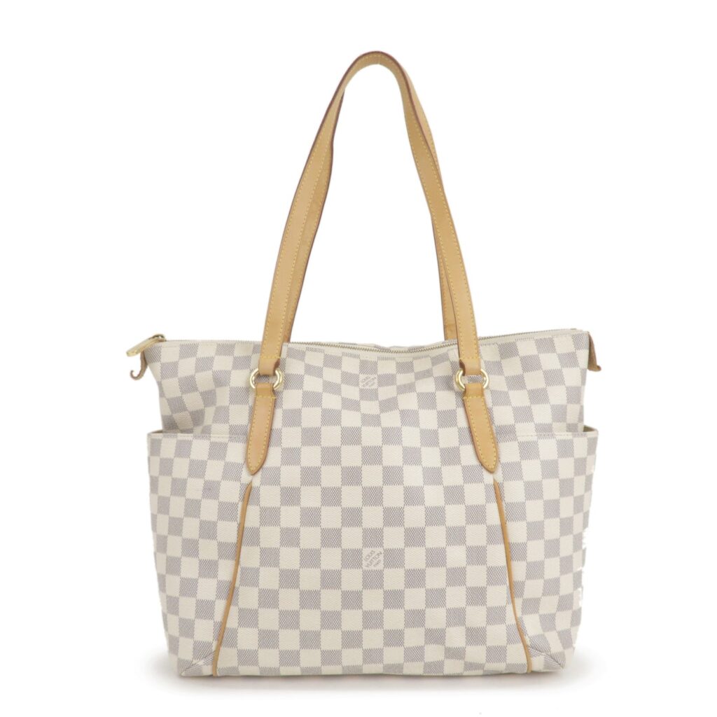 Louis Vuitton Damier Azur Totally MM Tote Shoulder Bag | Studio Nafay