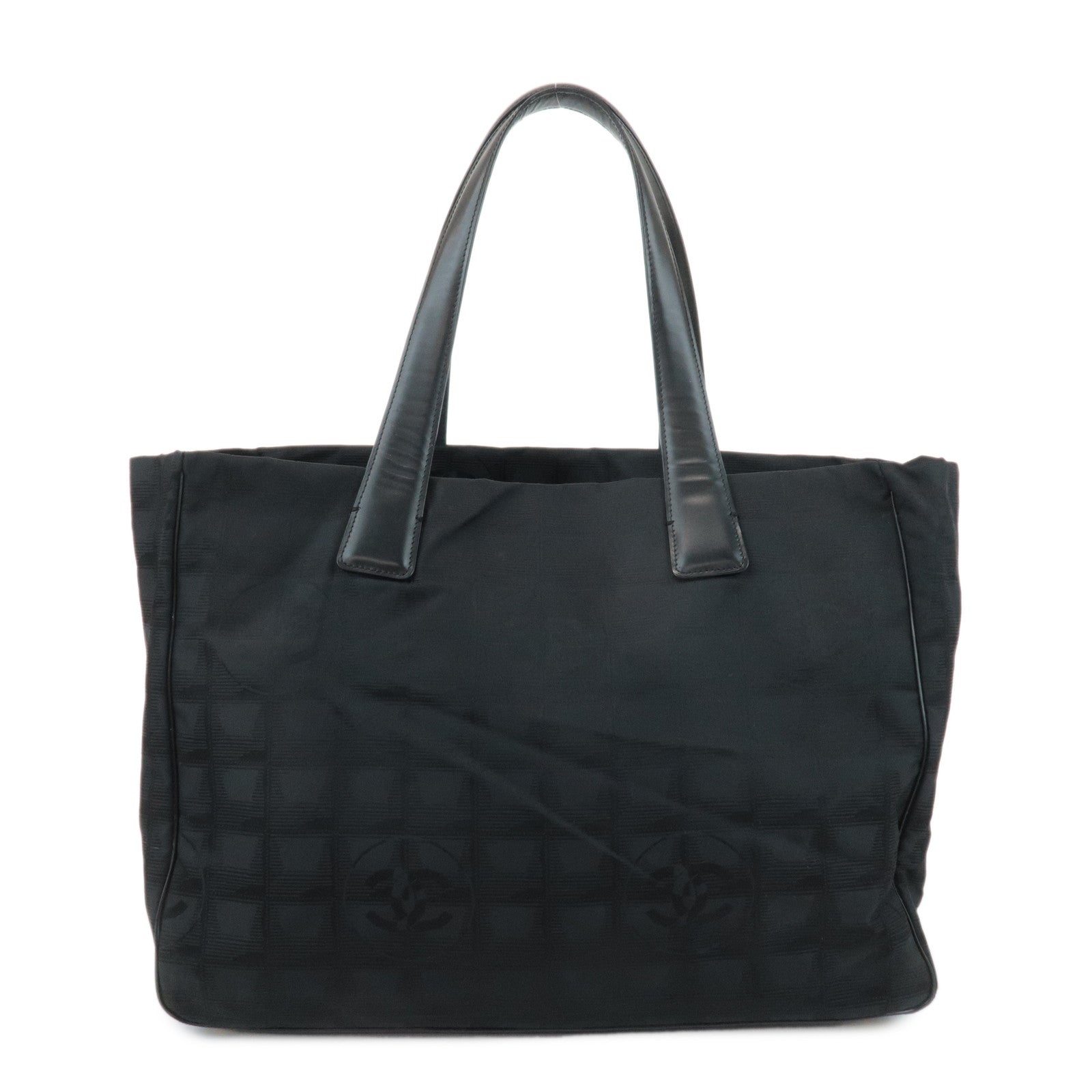 Chanel Leather Black Elegant Tote Bag