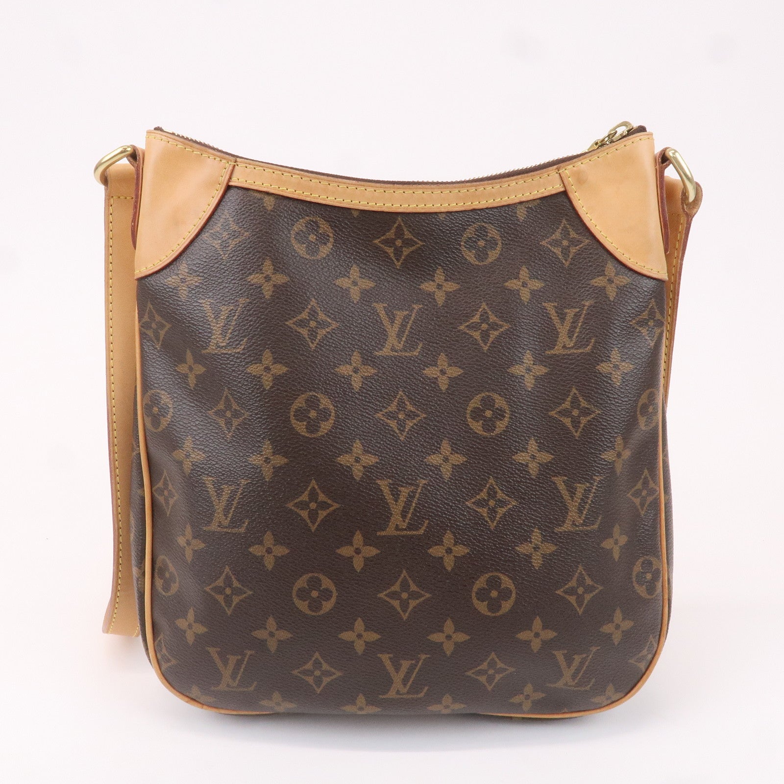 Louis Vuitton Monogram Odeon PM Shoulder Bag Brown