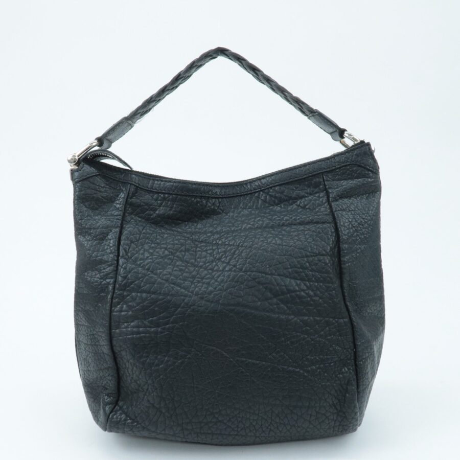 GUCCI Bamboo Leather Shoulder Bag Black 257090 | Studio Nafay