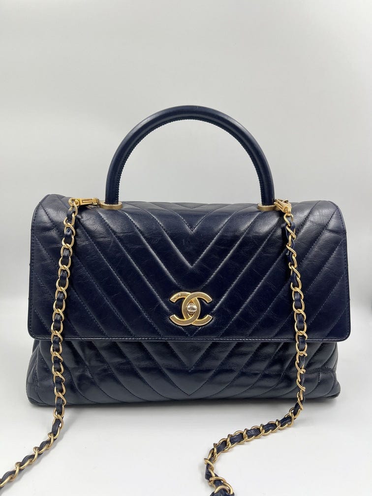 Chanel Chevron Quilted Coco Bag - Product Image 2