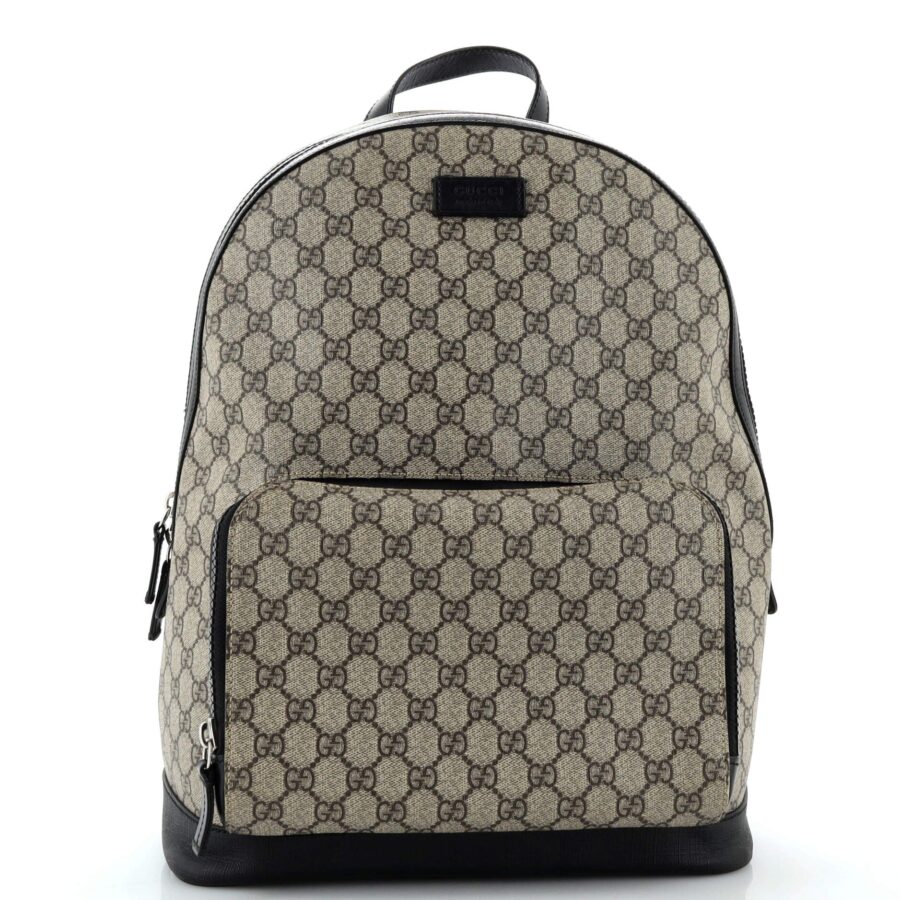 Zip Pocket Backpack GG Coated Canvas Medium | Studio Nafay