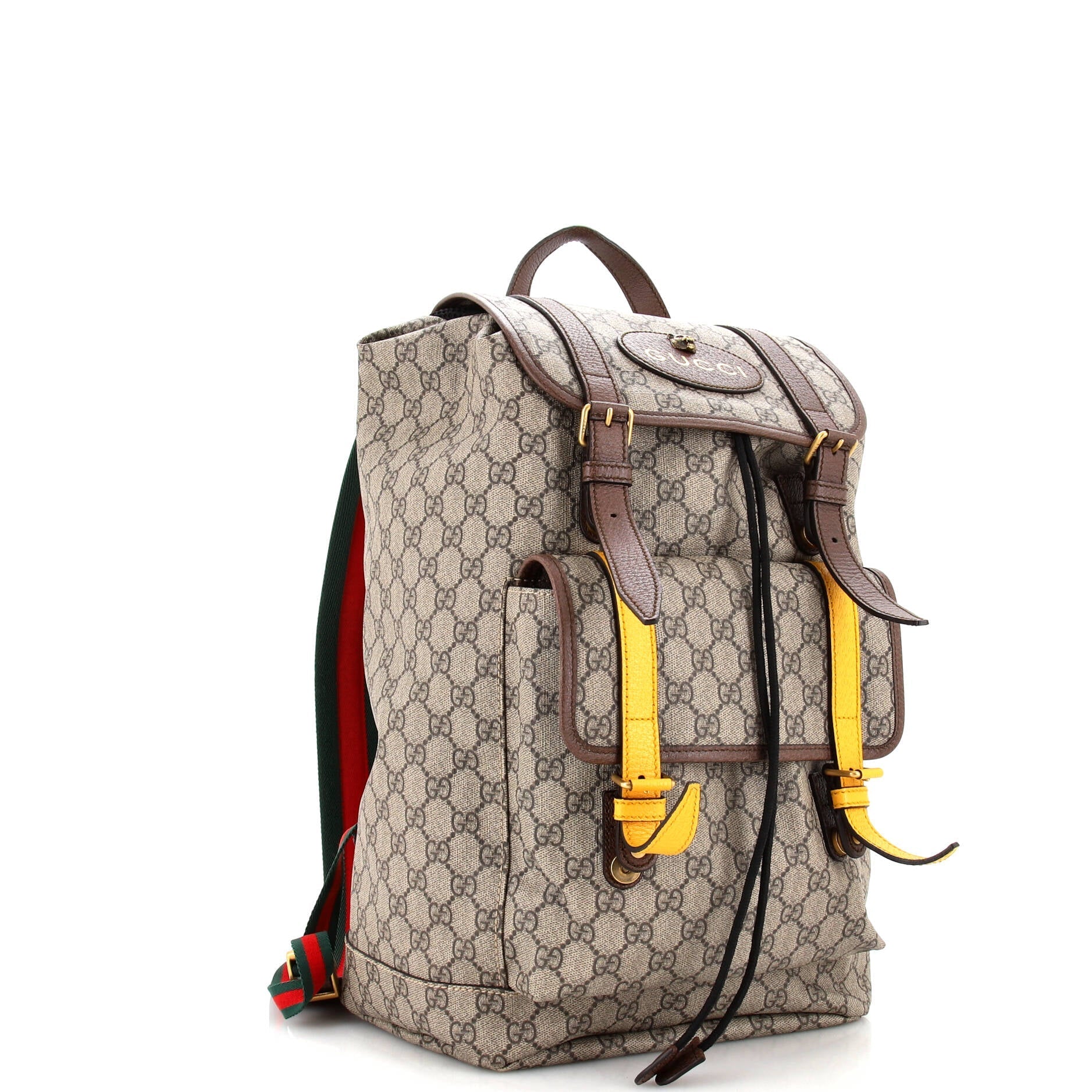 Courrier Soft Backpack GG Coated Canvas Large