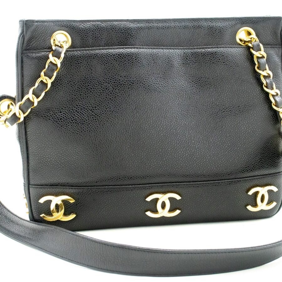 Chanel Leather Black Shoulder Bag 5 | Studio Nafay