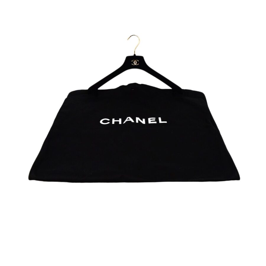 Chanel Black 48" Canvas Garment Bag w/ CC Hanger | Studio Nafay