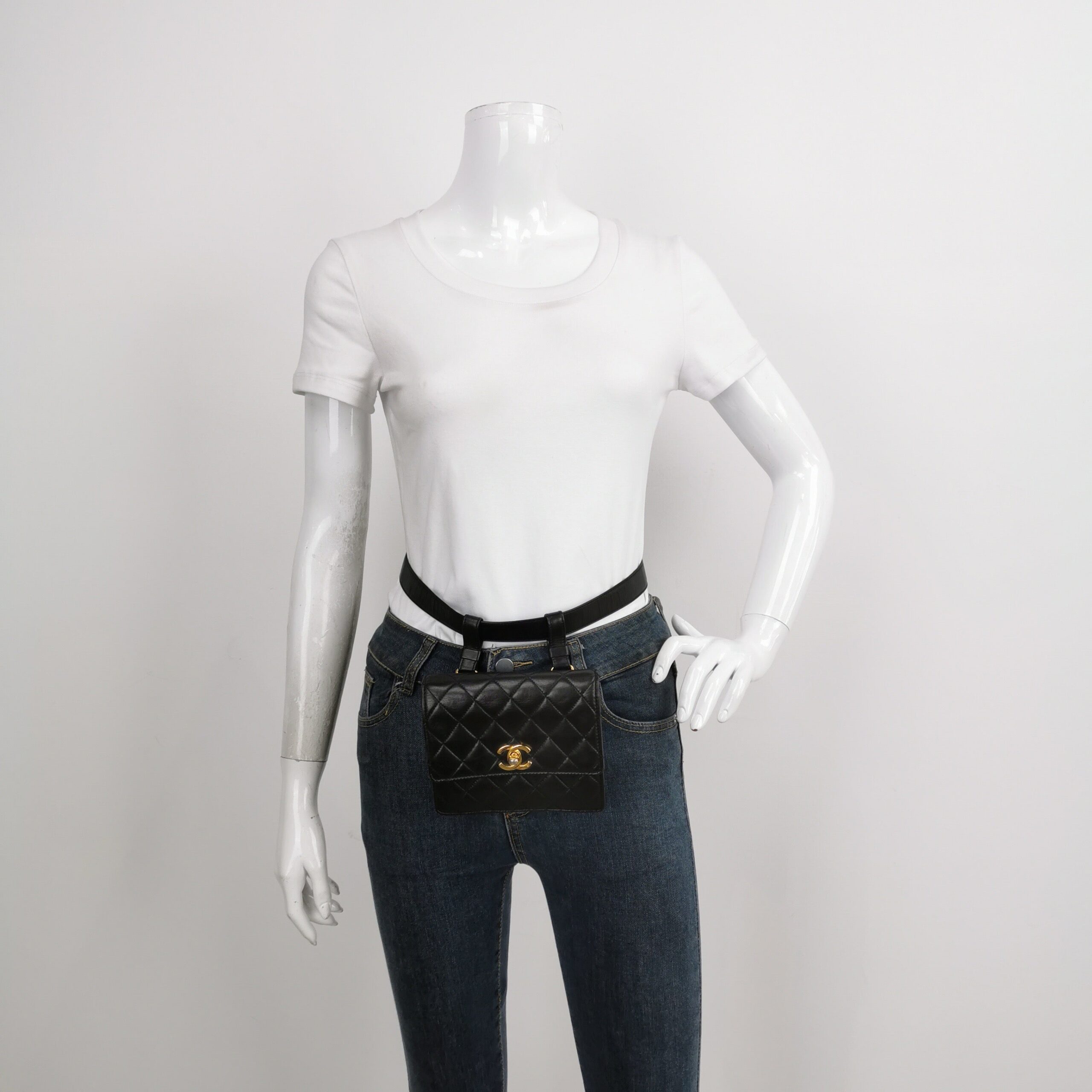 Chanel Mini Leather Lambskin Black Handbag