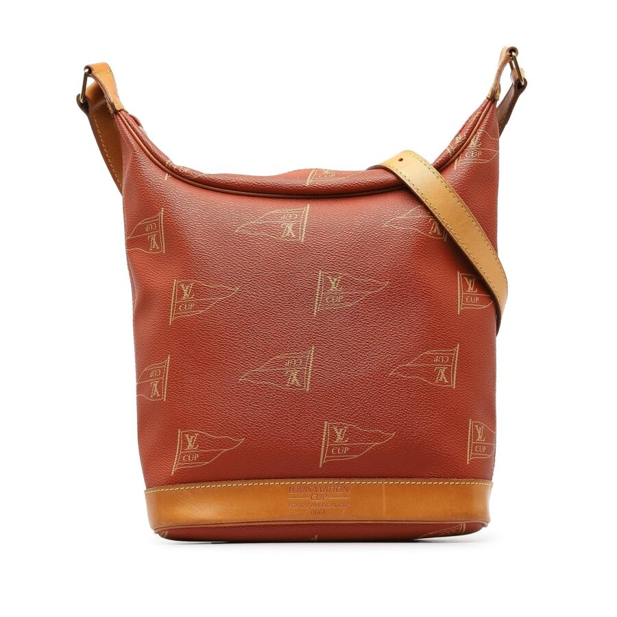 Red Louis Vuitton Americas Cup Touquet Bag | Studio Nafay