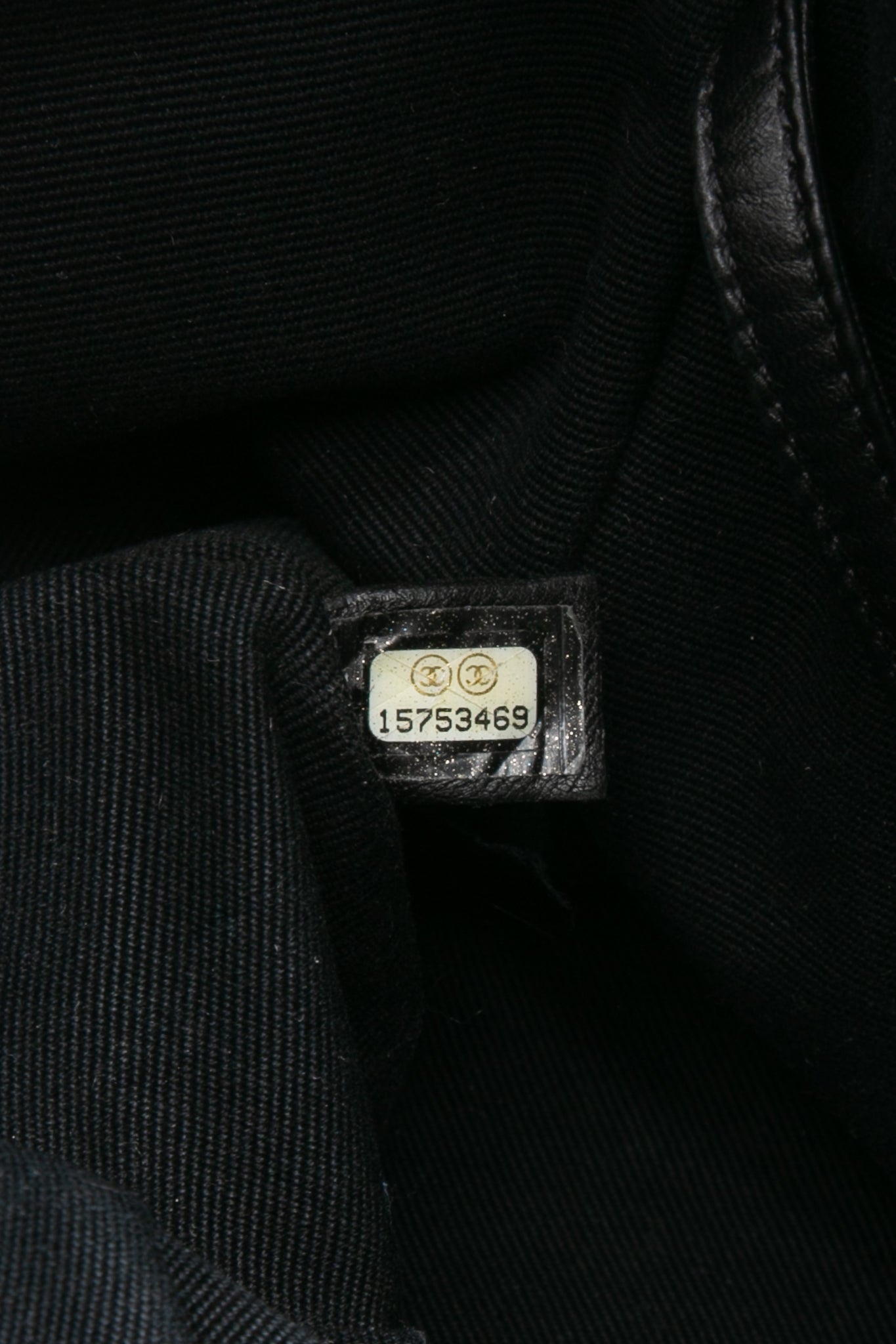 CHANEL Black Reissue Glazed Calfskin Leather Shopping Tote Bag