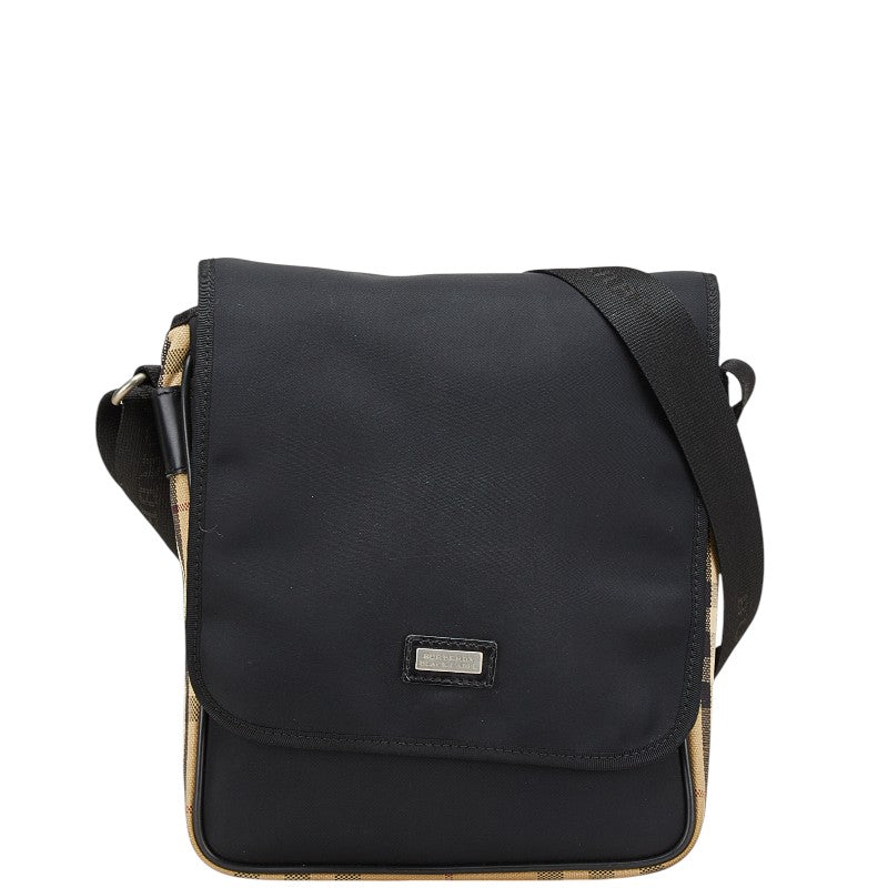 Burberry Nova Check Nylon Leather Shoulder Bag | Studio Nafay