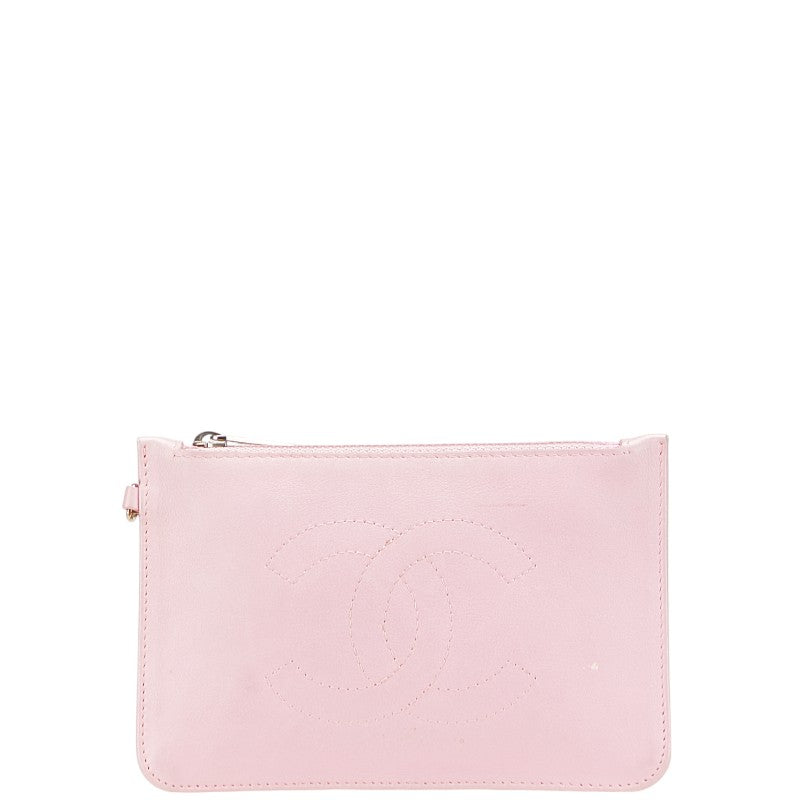 Chanel Coco Mark Calfskin Pouch | Studio Nafay
