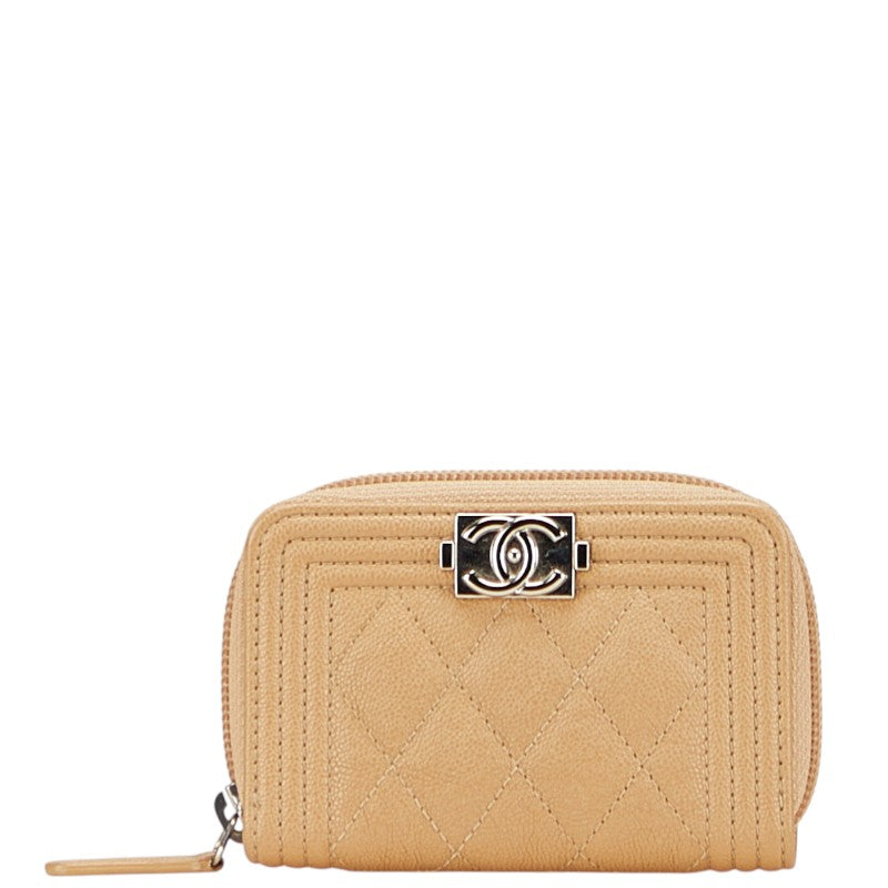 Chanel Boy Chanel Caviar Coin Case Handbag | Studio Nafay