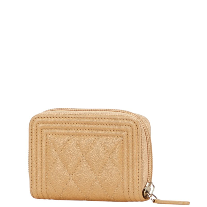 Chanel Boy Chanel Caviar Coin Case Handbag