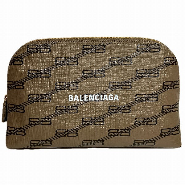 Balenciaga BB Monogram Cosmetic Pouch Handbag | Studio Nafay
