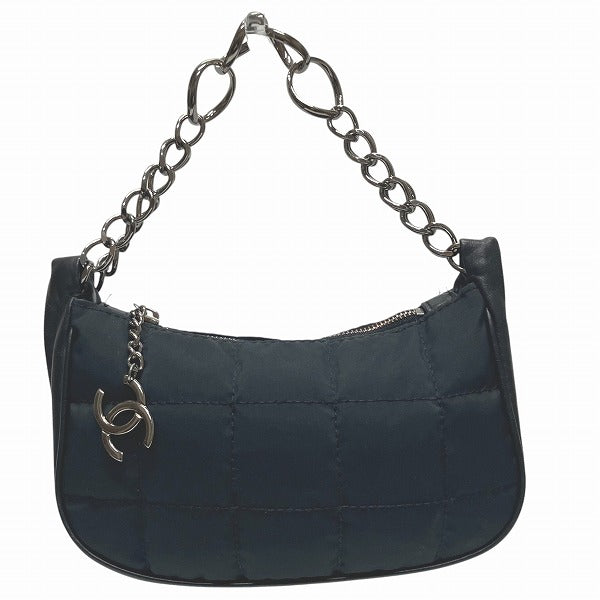 Chanel Choco Bar Nylon Lambskin Handbag | Studio Nafay