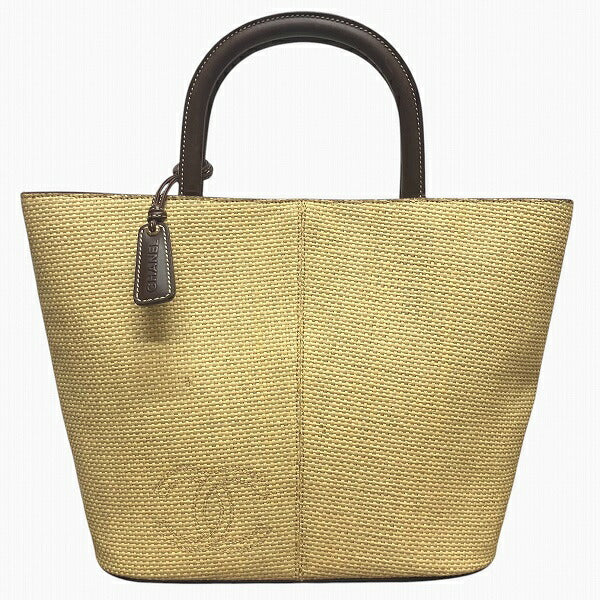Chanel Straw Leather Tote Bag | Studio Nafay