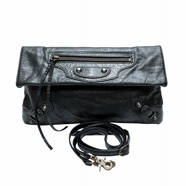 Balenciaga Leather Envelope Shoulder Bag 327079 | Studio Nafay