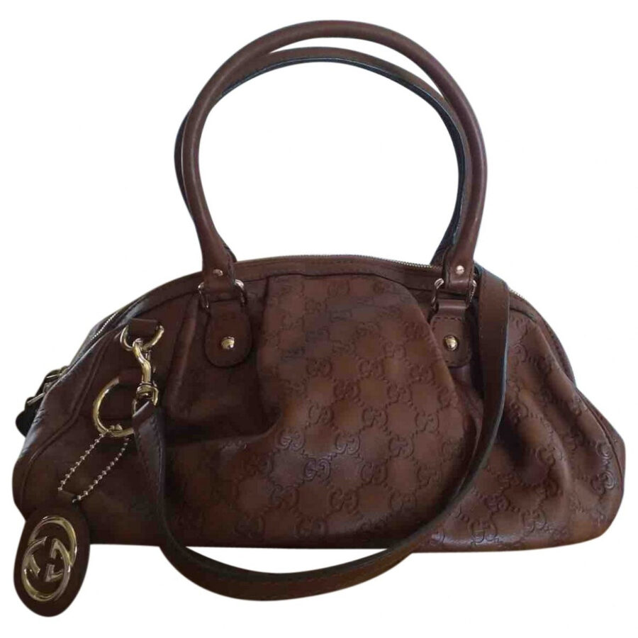 Gucci brown leather handbag | Studio Nafay