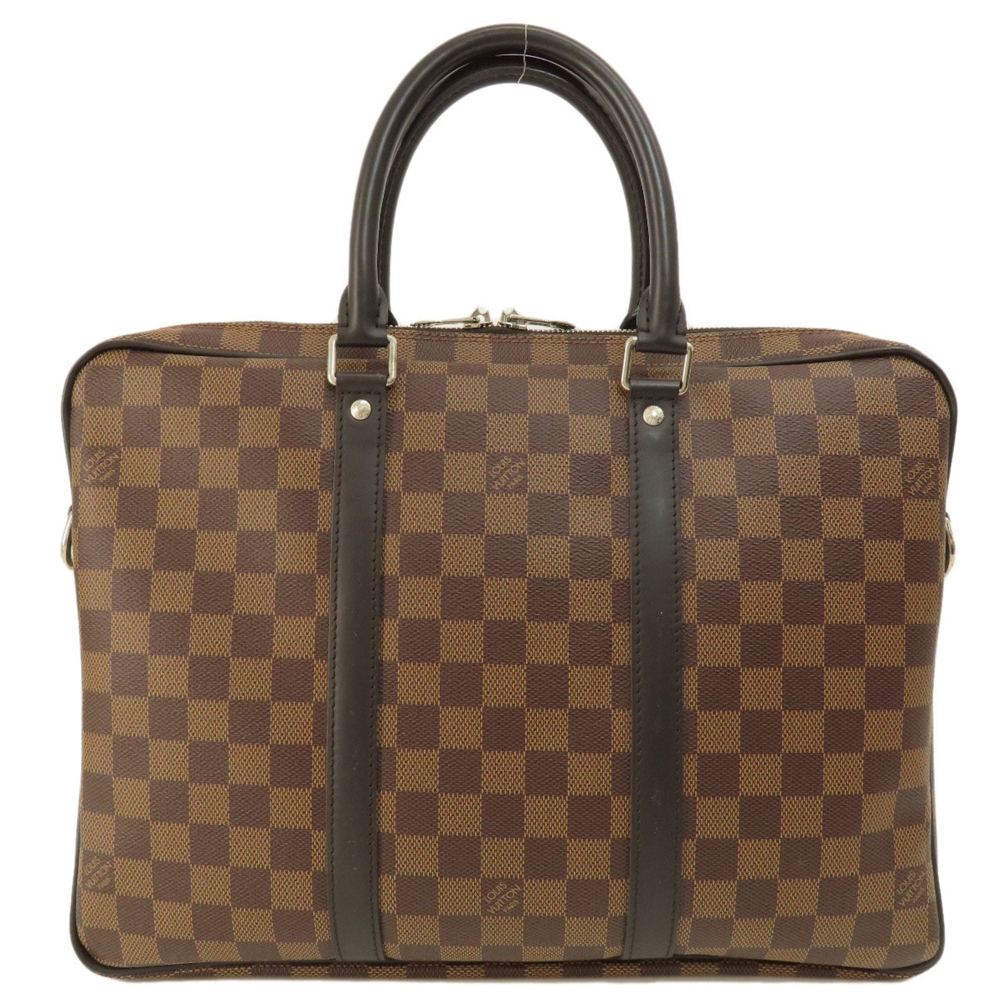 Louis Vuitton Damier Canvas Ebene Damier Canvas Handbag