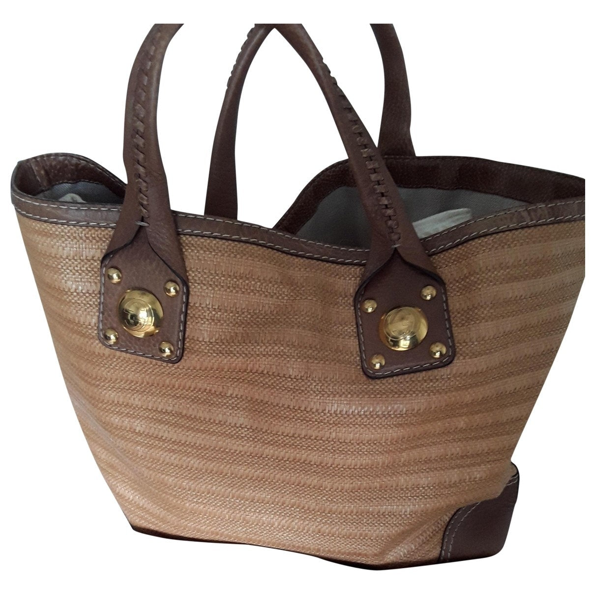 Gucci camel wicker handbag | Studio Nafay