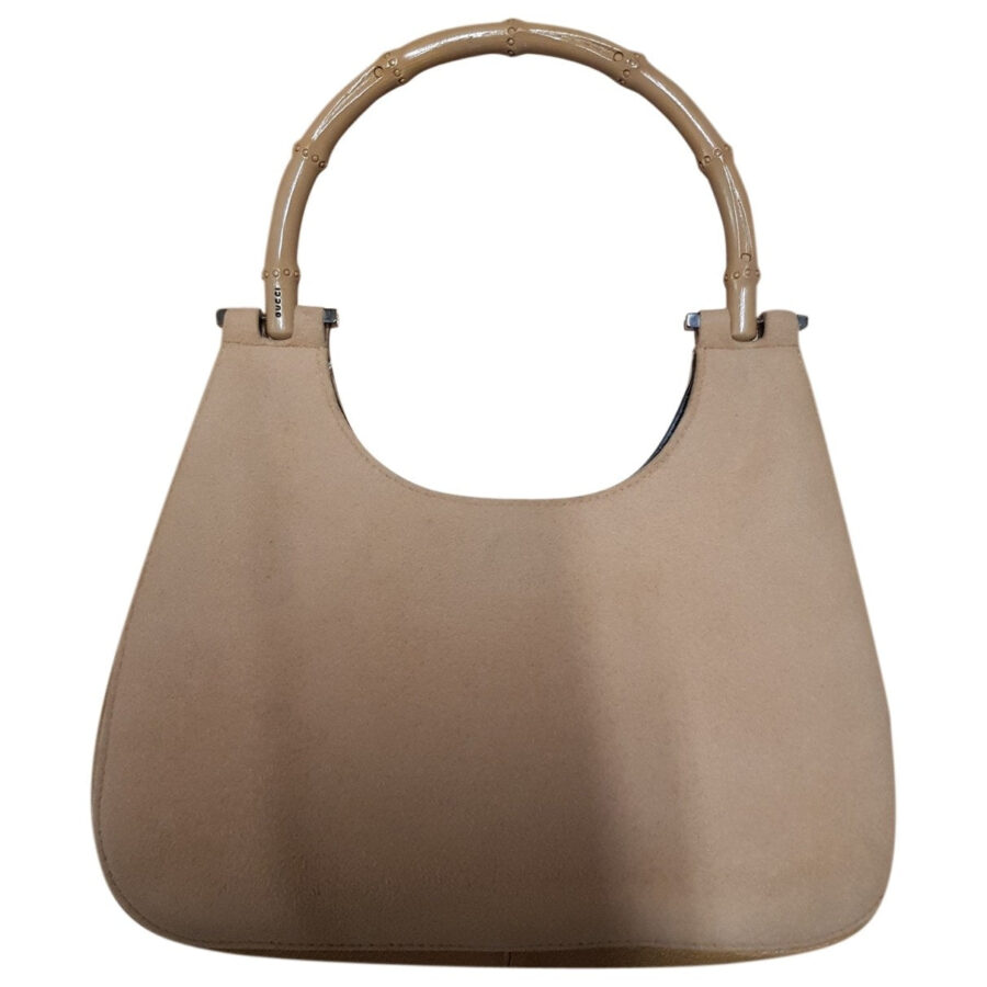 Gucci bamboo beige leather handbag | Studio Nafay