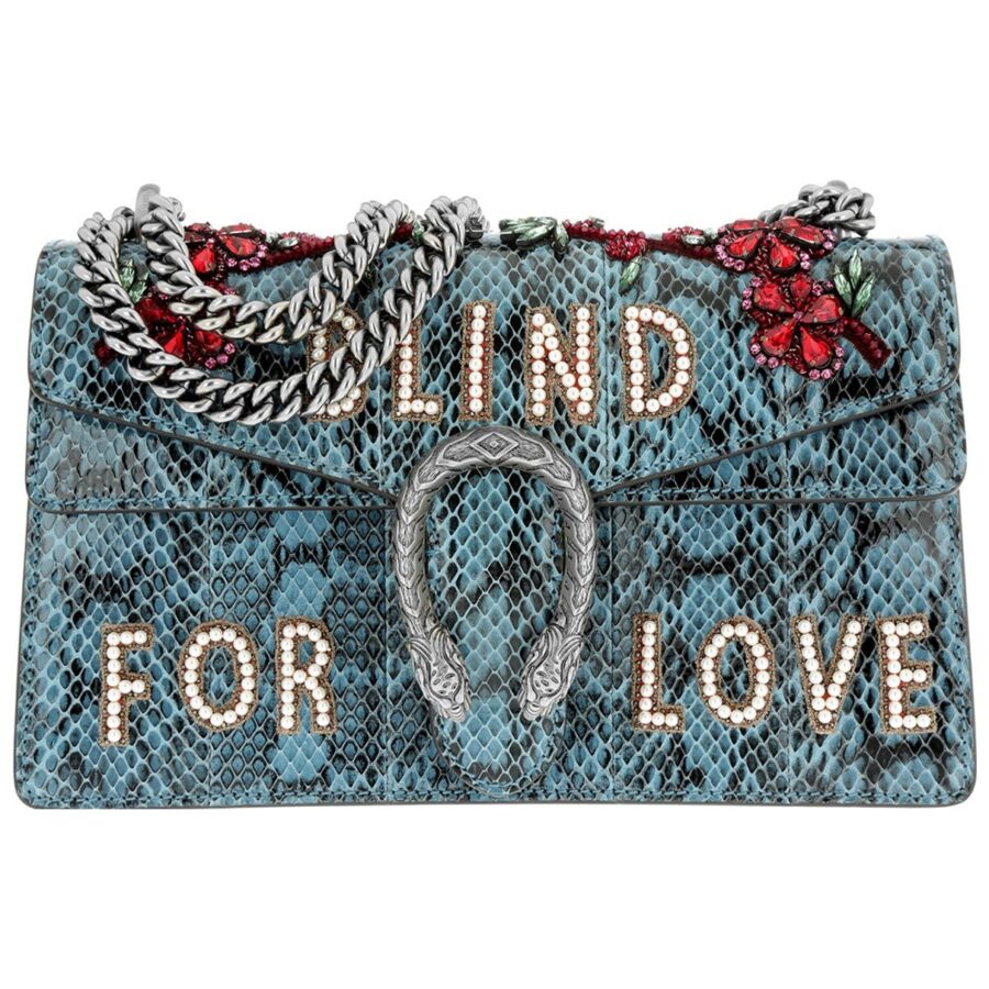 Gucci dionysus blue python handbag | Studio Nafay