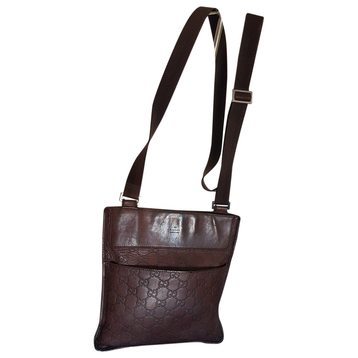 Gucci brown leather bag | Studio Nafay