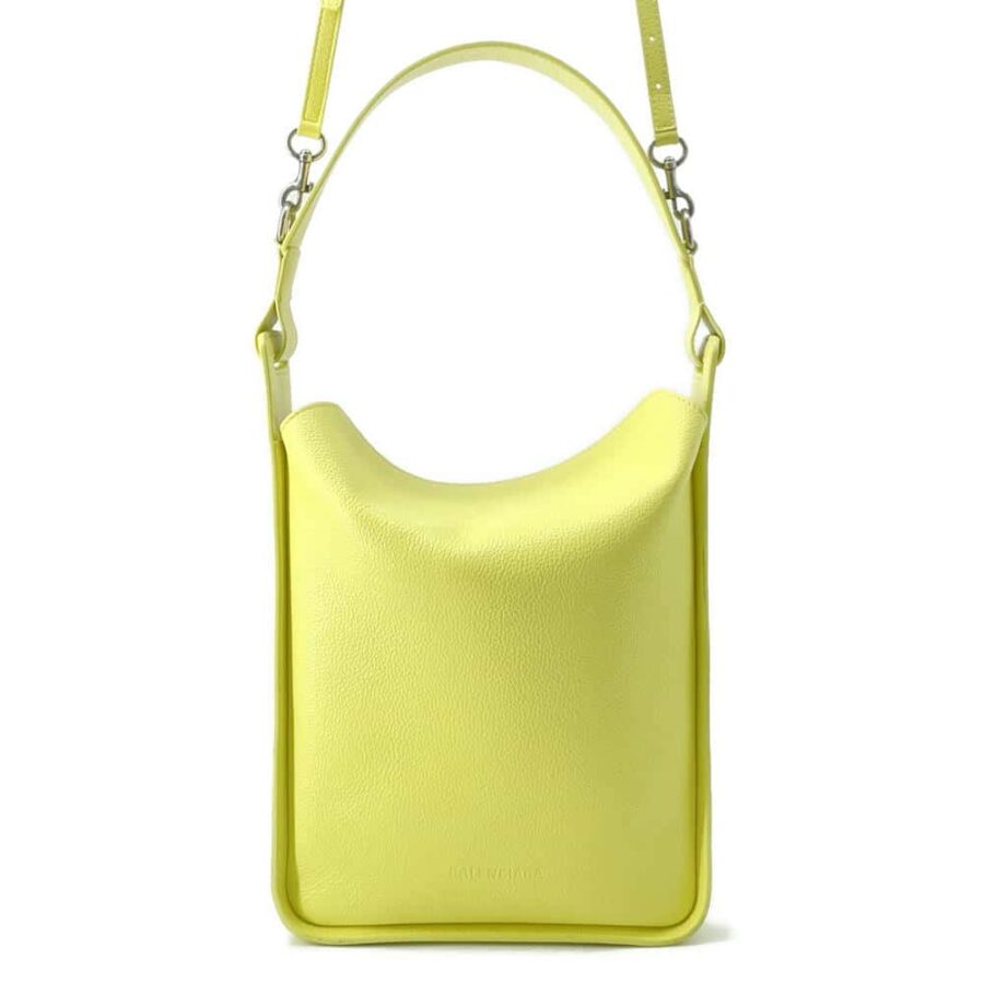 BALENCIAGA TOOL2.0 North South Shoulder Yellow659920 Leather Size Small | Studio Nafay