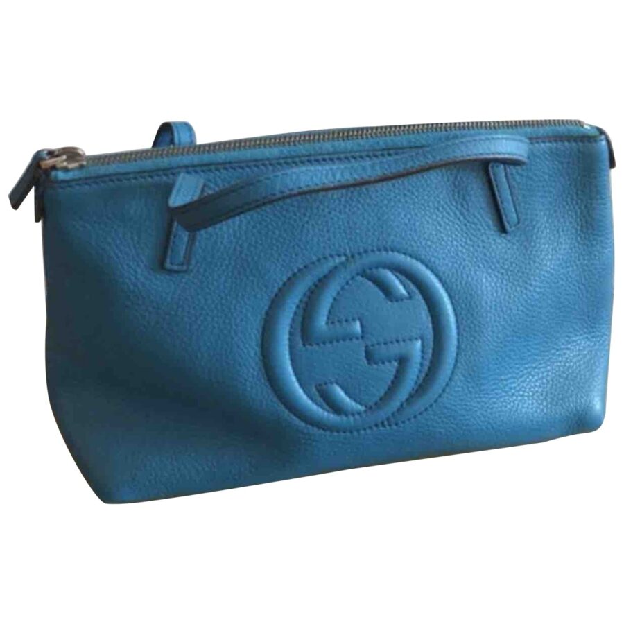 Gucci soho blue leather handbag | Studio Nafay