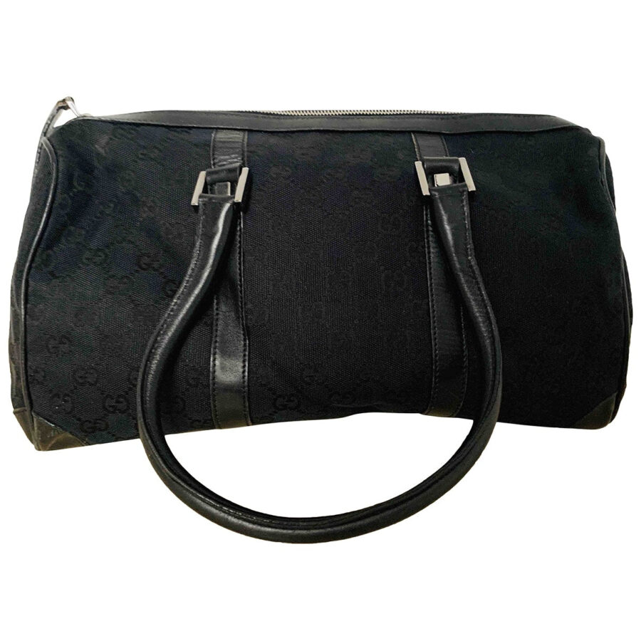 Gucci boston black cloth handbag | Studio Nafay