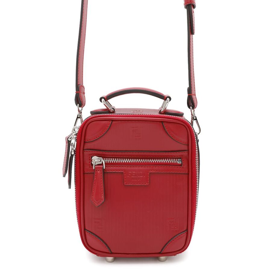 FENDI Travel Mini Bag Shoulder Bag Red7VA542 Leather | Studio Nafay
