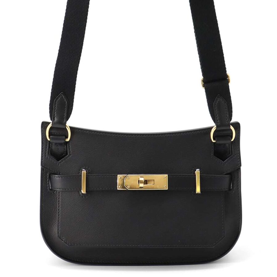 HERMES Jypsiere Black Evercolor Size Mini | Studio Nafay