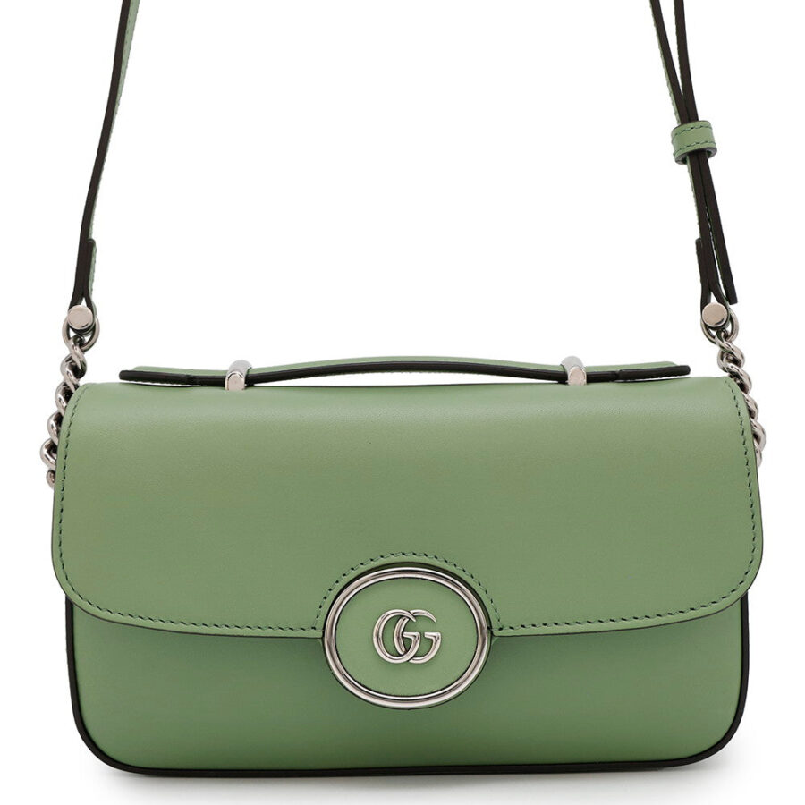 GUCCI ?PETITE GG Green739722 Leather Size Mini | Studio Nafay