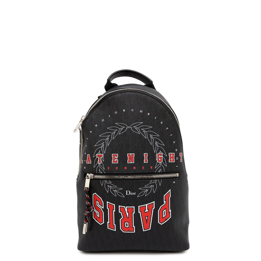 Dior Logo Backpack Black Leather | Studio Nafay