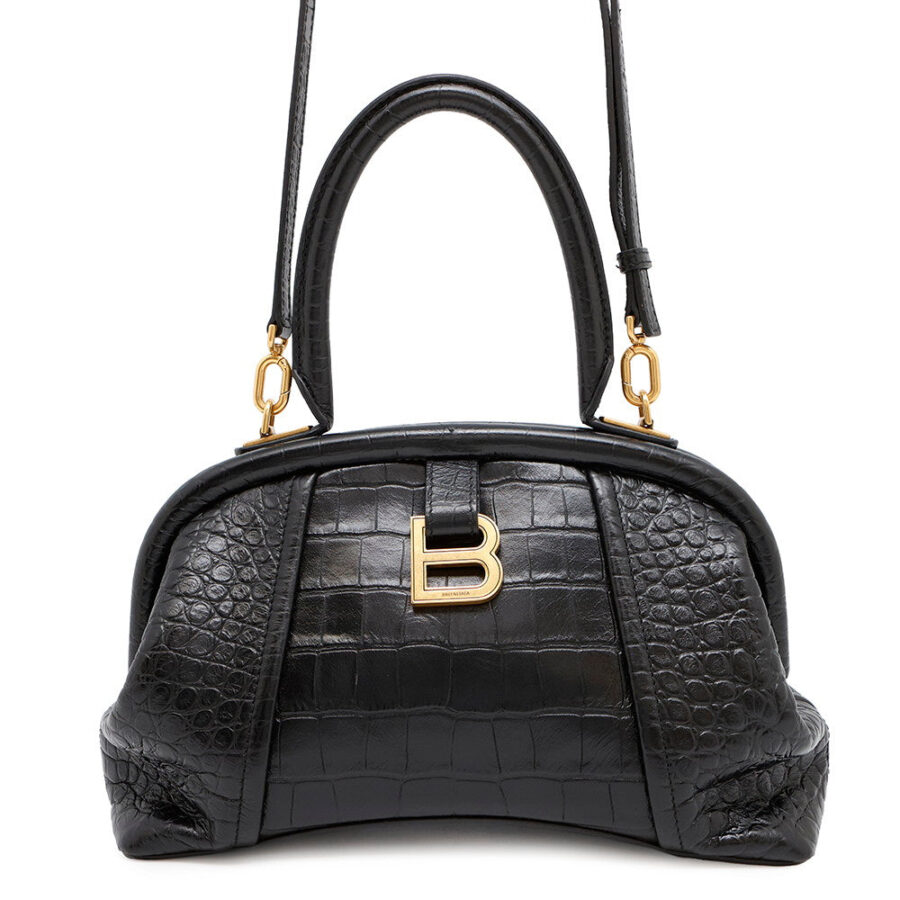 BALENCIAGA Frame bag Black673116 Embossed Leather | Studio Nafay