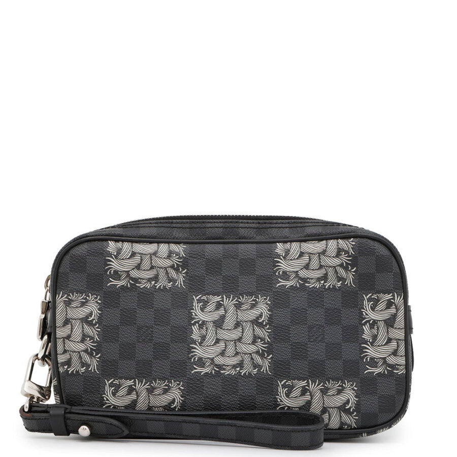 LOUIS VUITTON Pochette Volga Christopher Nemeth NoirN61228 Damier Graphite | Studio Nafay