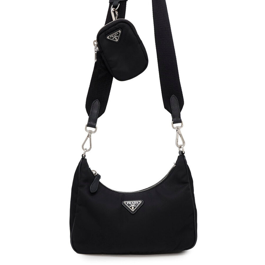 PRADA Shoulder Bag Re-Edition Black1BH204 Nylon | Studio Nafay