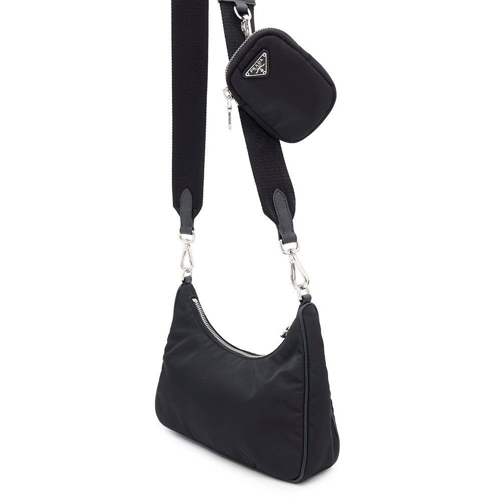 PRADA Shoulder Bag Re-Edition Black1BH204 Nylon