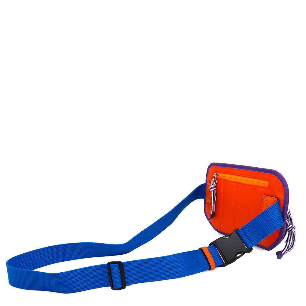 GUCCI ?GG Nylon belt bag Purple/Blue/Orange752102 Nylon Rubber