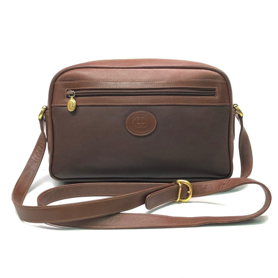 Gucci brown leather handbag | Studio Nafay