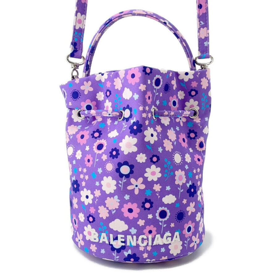 BALENCIAGA Wheel XS 2WAYBag Purple656682 Nylon | Studio Nafay
