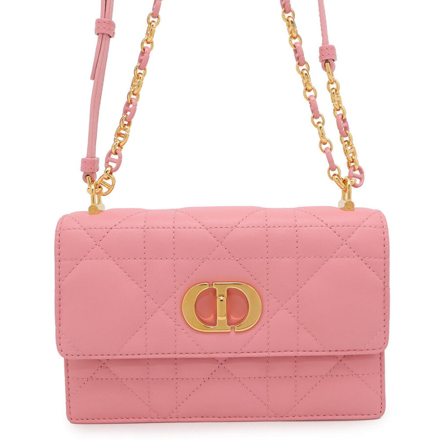 Dior Miss Caro ChainShoulder Bag PinkS5169UDAX Leather | Studio Nafay