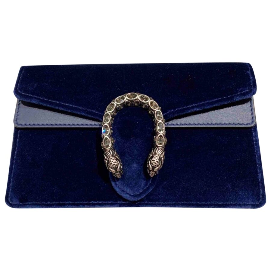 Gucci dionysus blue velvet handbag | Studio Nafay