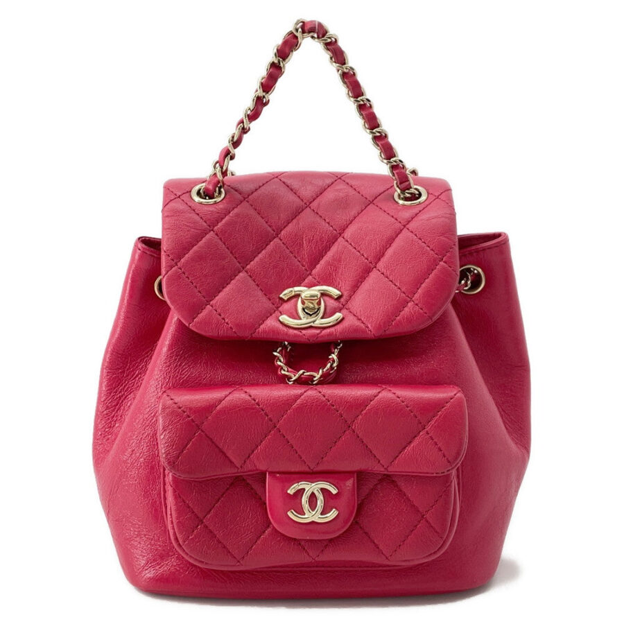 CHANEL Dumas Backpack MagentaAS2908 Leather | Studio Nafay