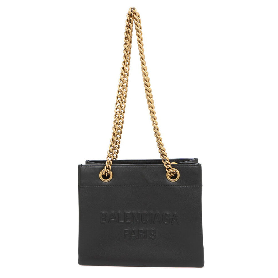 BALENCIAGA ChainHandbag Black760012 Leather Size Small | Studio Nafay