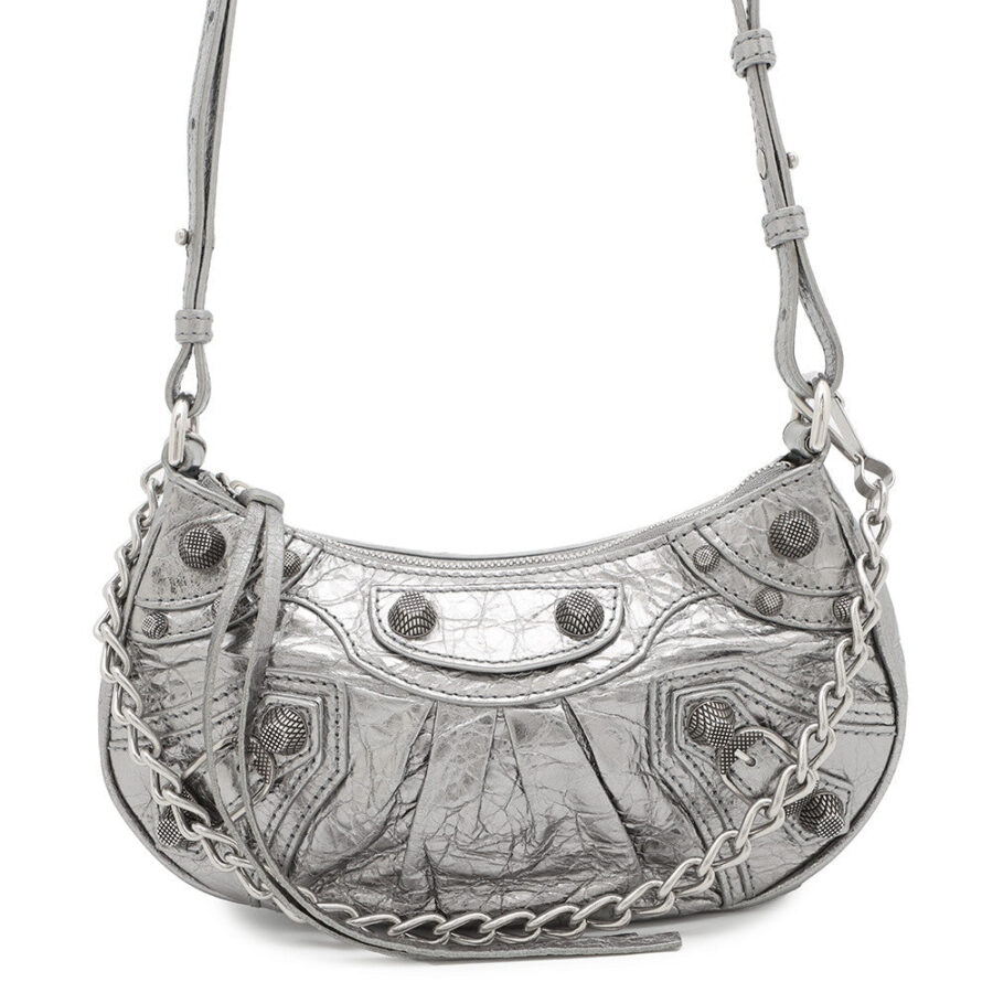 BALENCIAGA luka goal Silver695814 Leather Size Mini | Studio Nafay